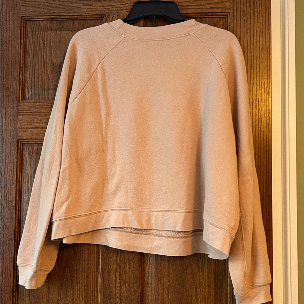 Pure Barre Tan Crew Neck Sweatshirt - Picture 4 of 4